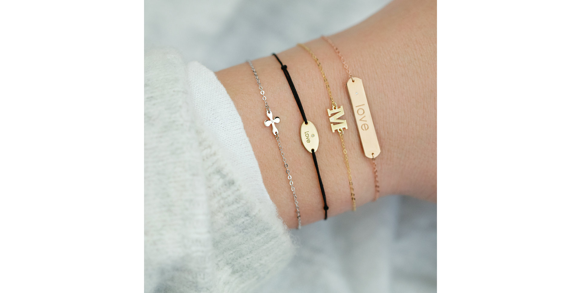 Diamond bracelet Classic Big A