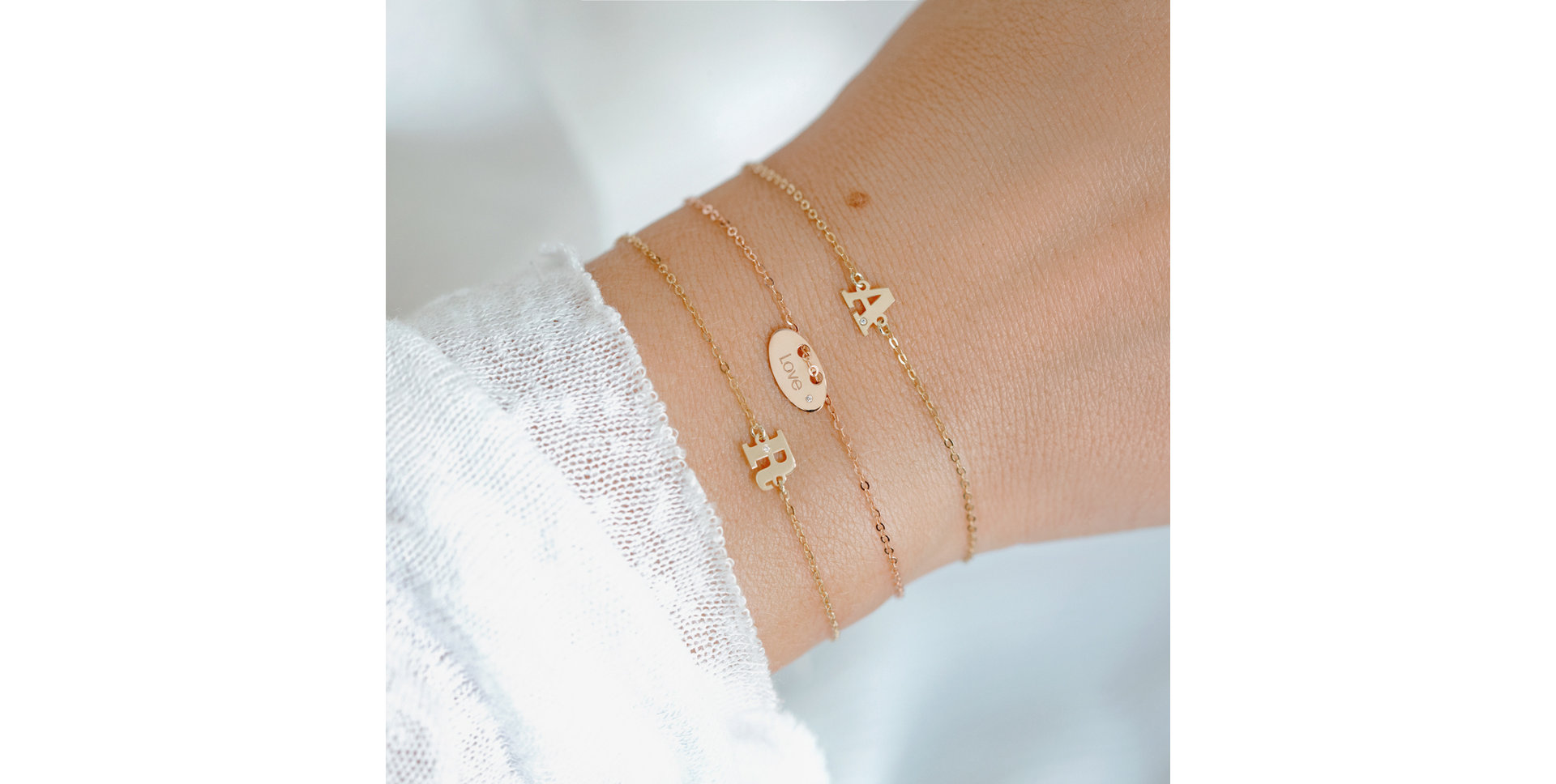 Diamond bracelet Classic Big R