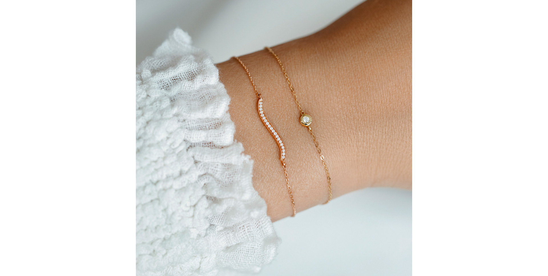 Diamond bracelet Wave