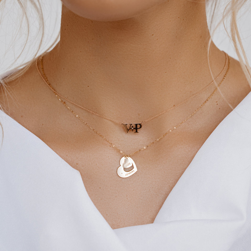 Diamond necklace Love Forever