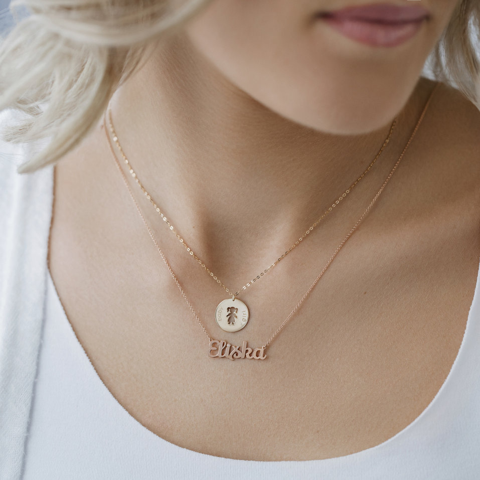 Diamond necklace Baby Girl
