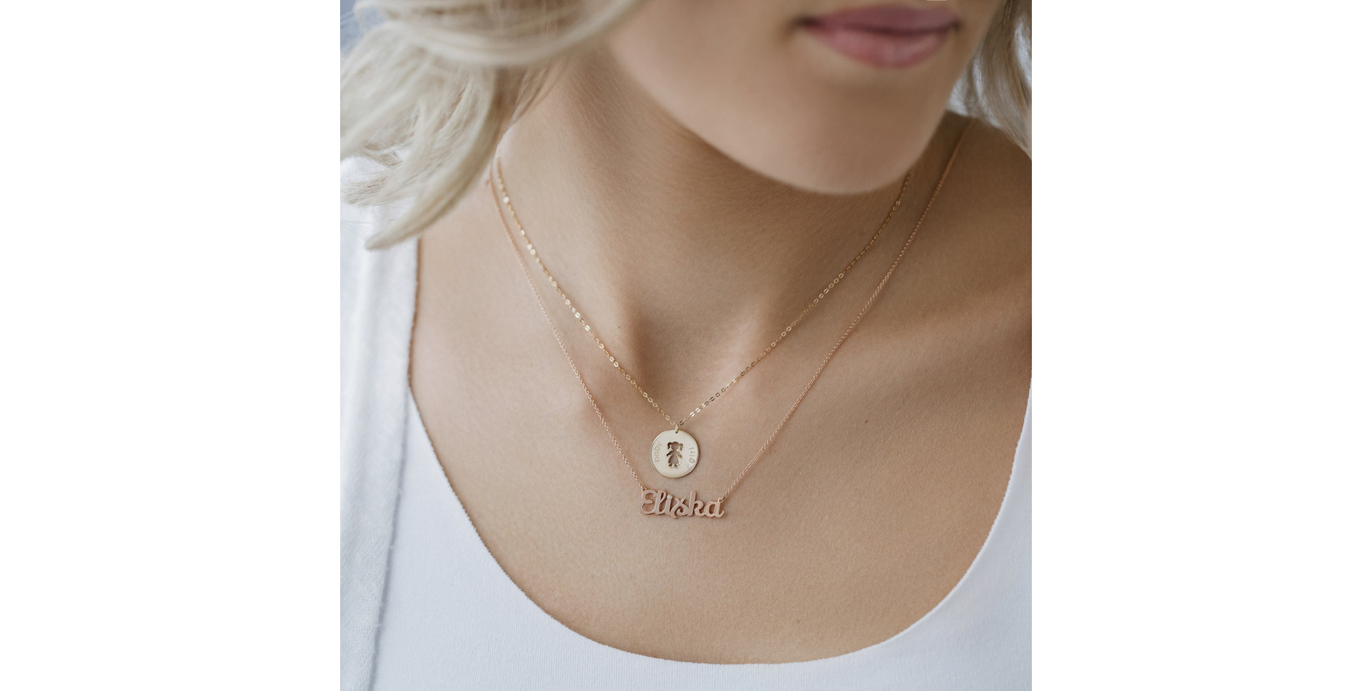 Diamond necklace Baby Girl