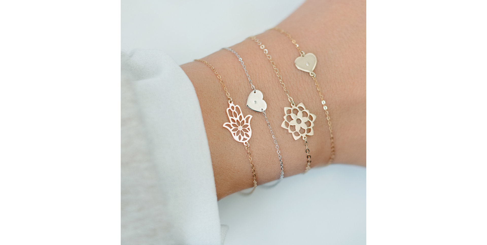Diamond bracelet Blossom