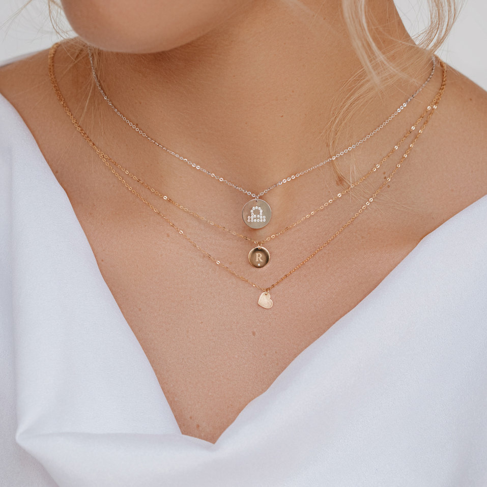 Diamond necklace Precious Heart