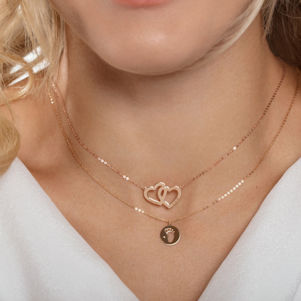 Diamond necklace Friends Forever