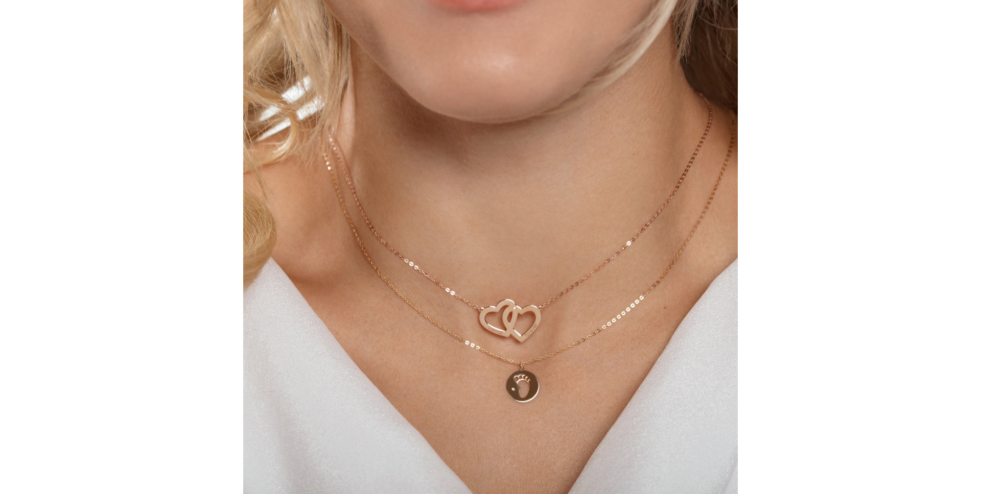 Diamond necklace Friends Forever