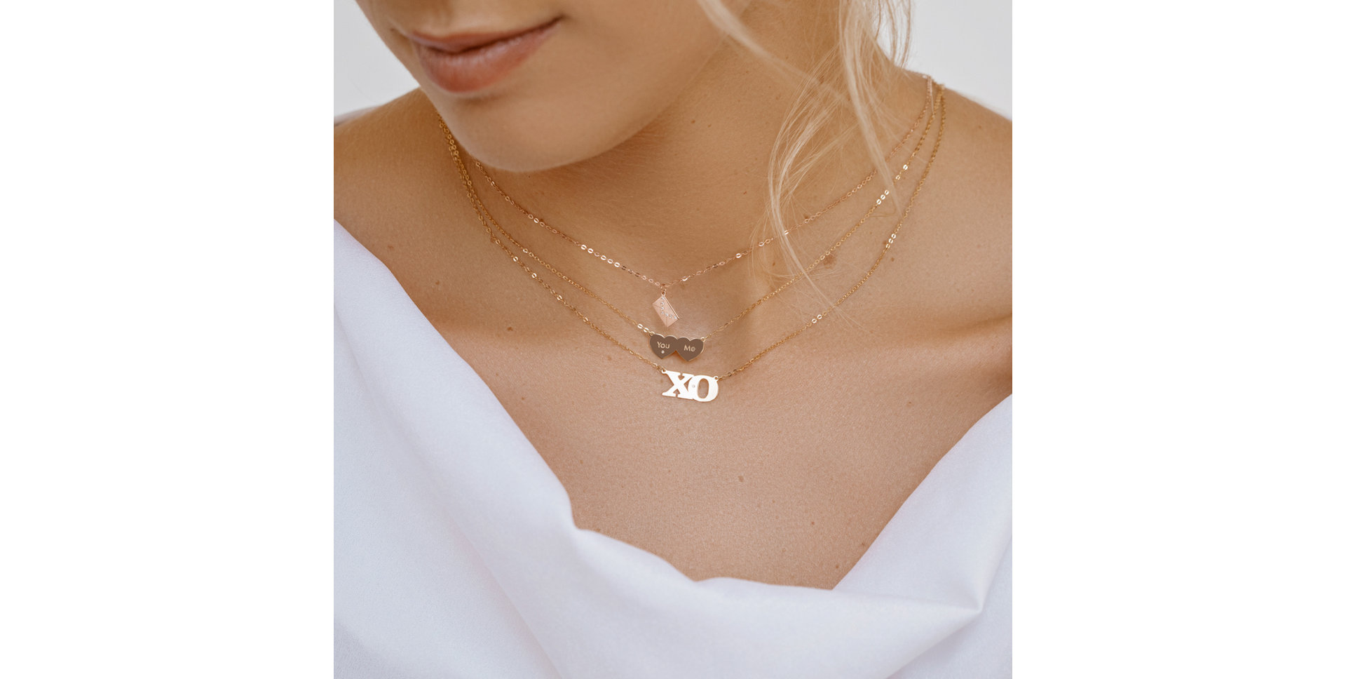 Diamond necklace You & Me