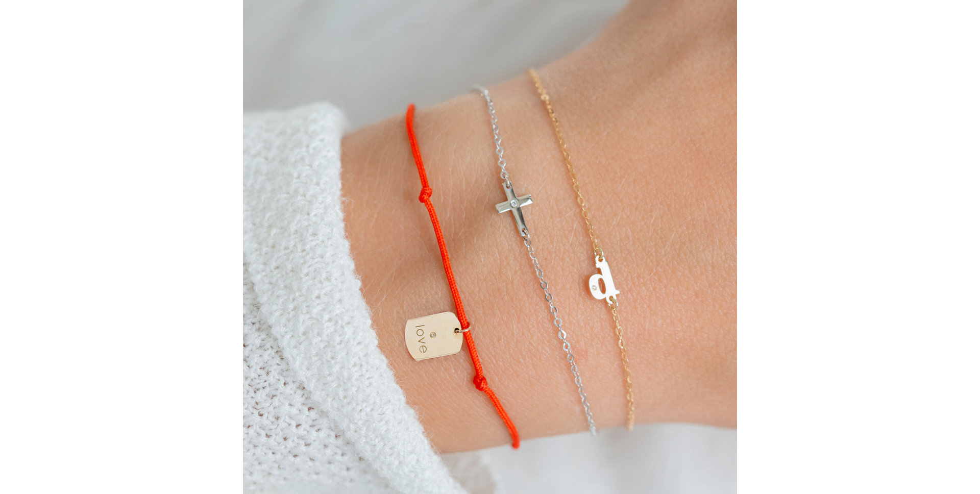 Diamond bracelet Military Stamp