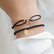 Bracelet  with cord Láska4