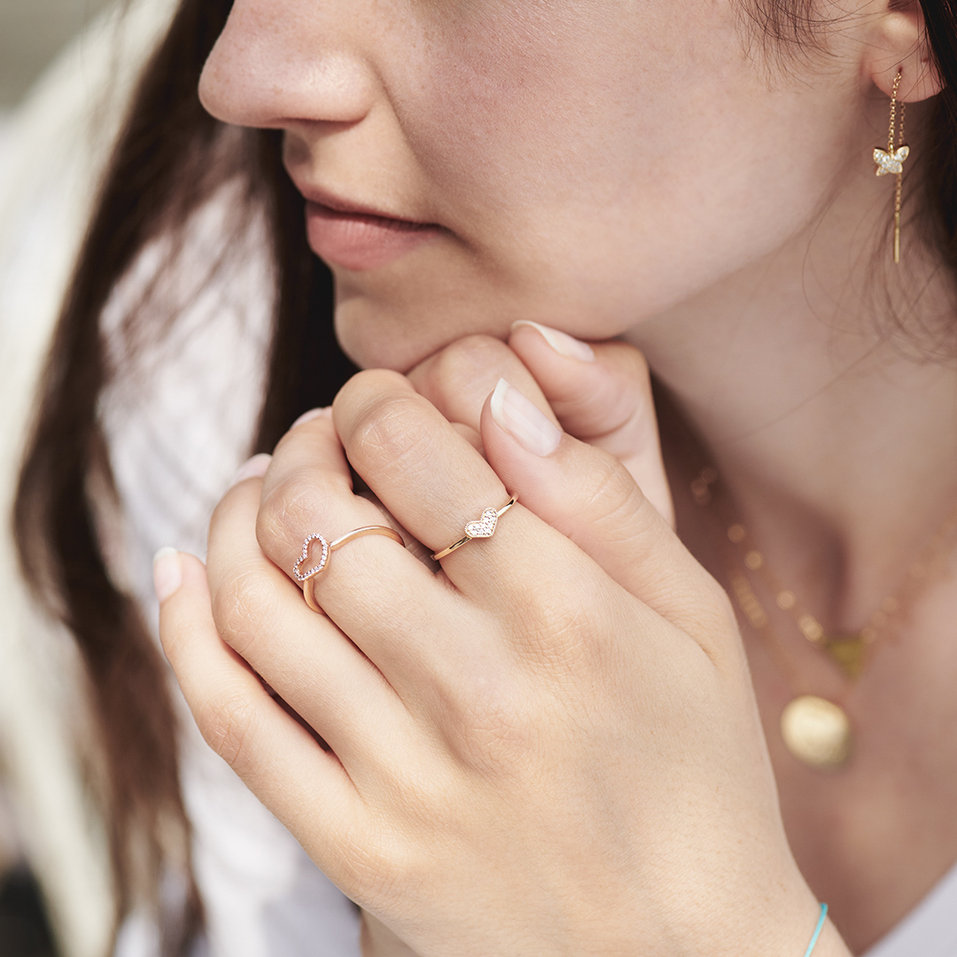 Diamond earrings Amazing Butterfly