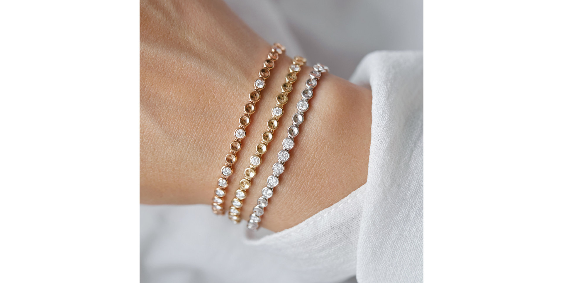 Bracelet with brown diamonds Essential Brilliance