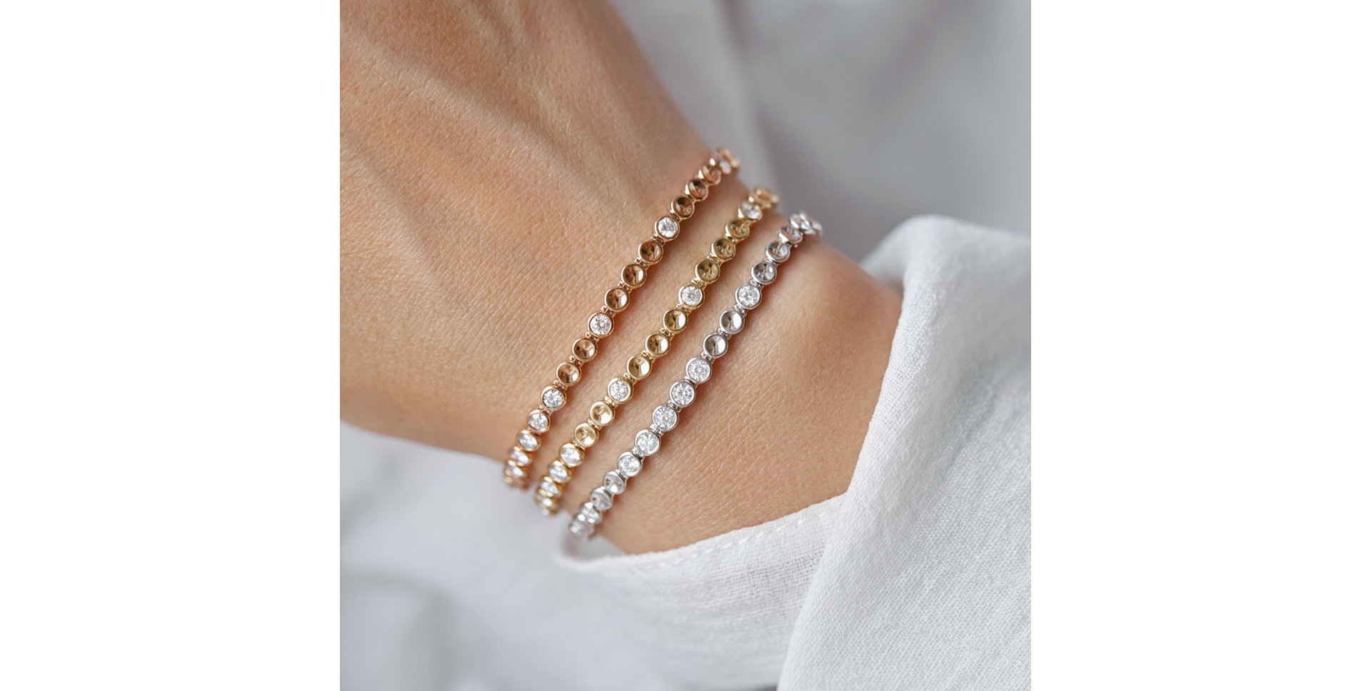 Bracelet with brown diamonds Essential Brilliance