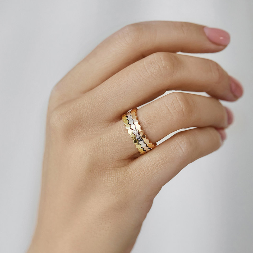 Diamond ring Unique Infinity