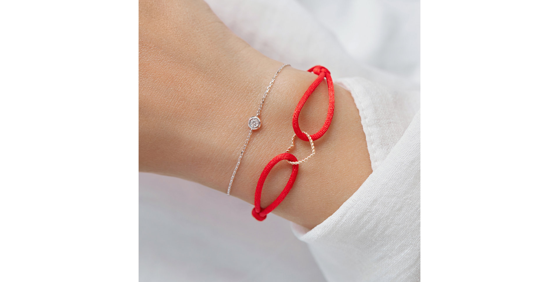 Bracelet with diamonds Sparkling Dot