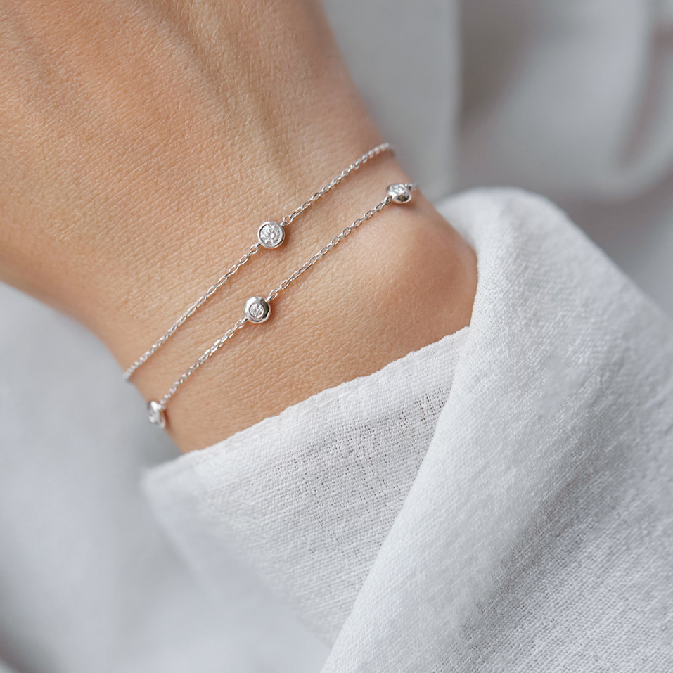 Bracelet with diamonds Sparkling Dot