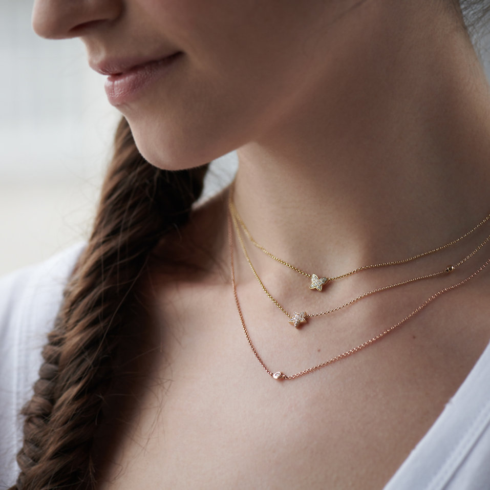 Diamond necklace Starshine Waterfall