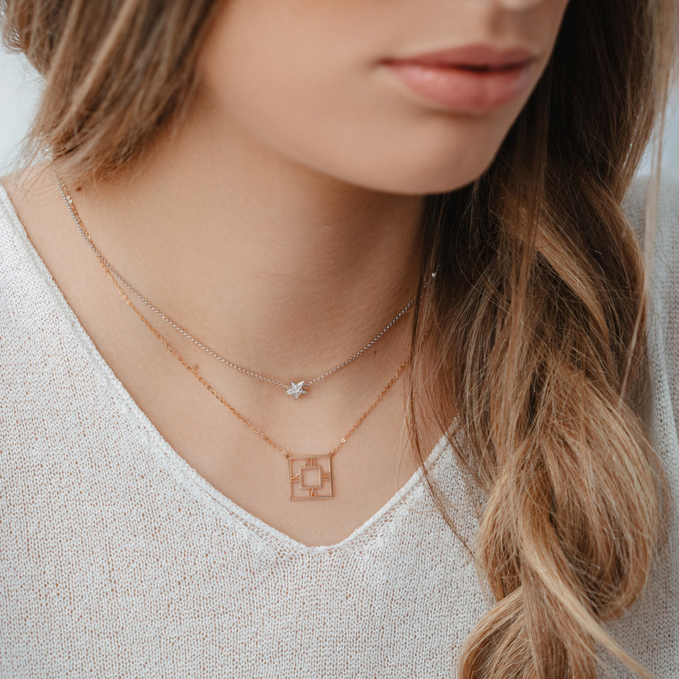 Diamond necklace Starshine Waterfall