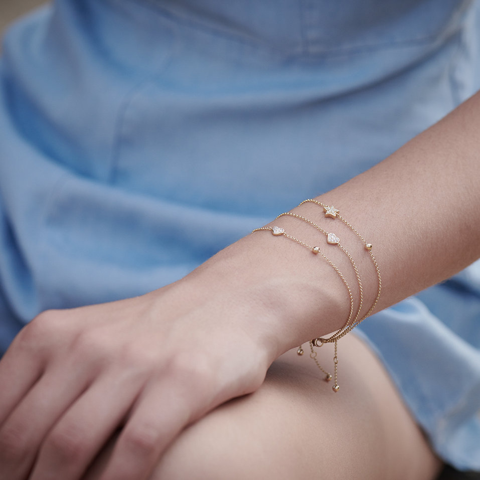 Diamond bracelet Heaven Message