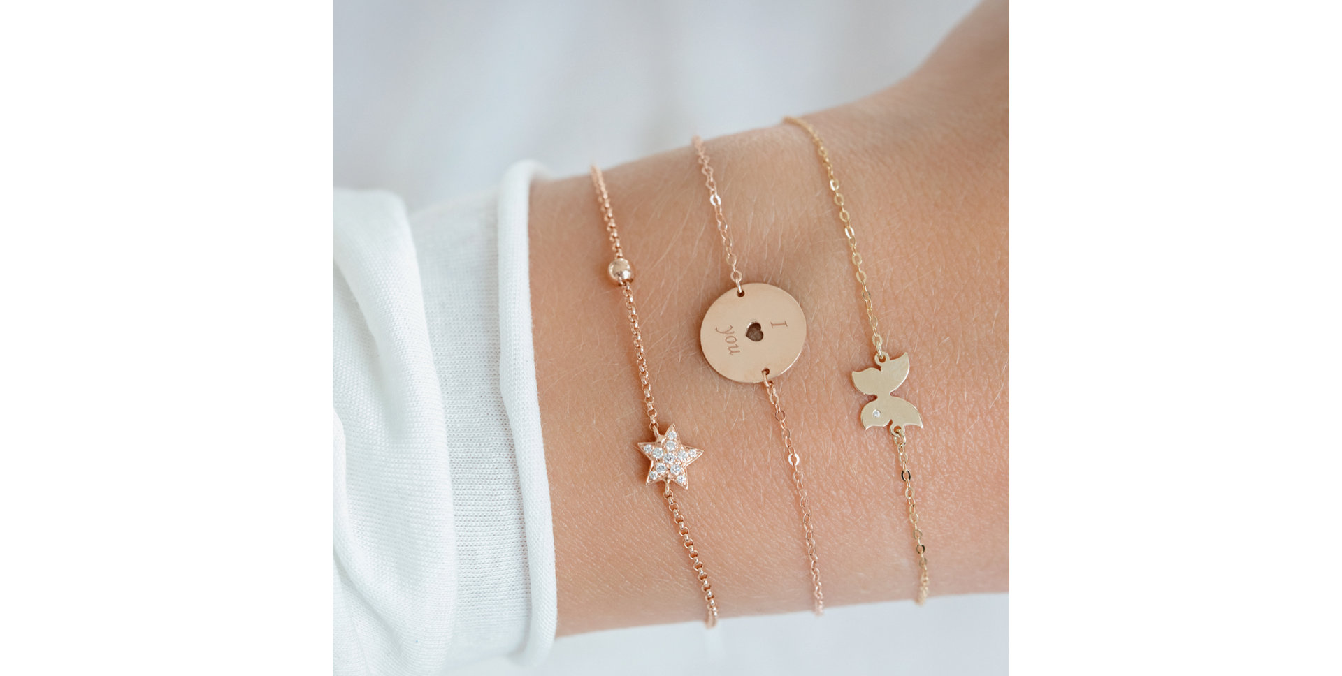 Diamond bracelet Heaven Message