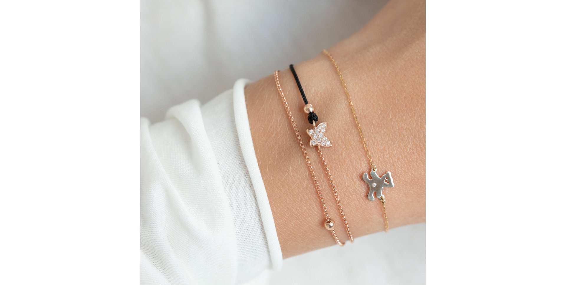 Diamond bracelet Paradise Message