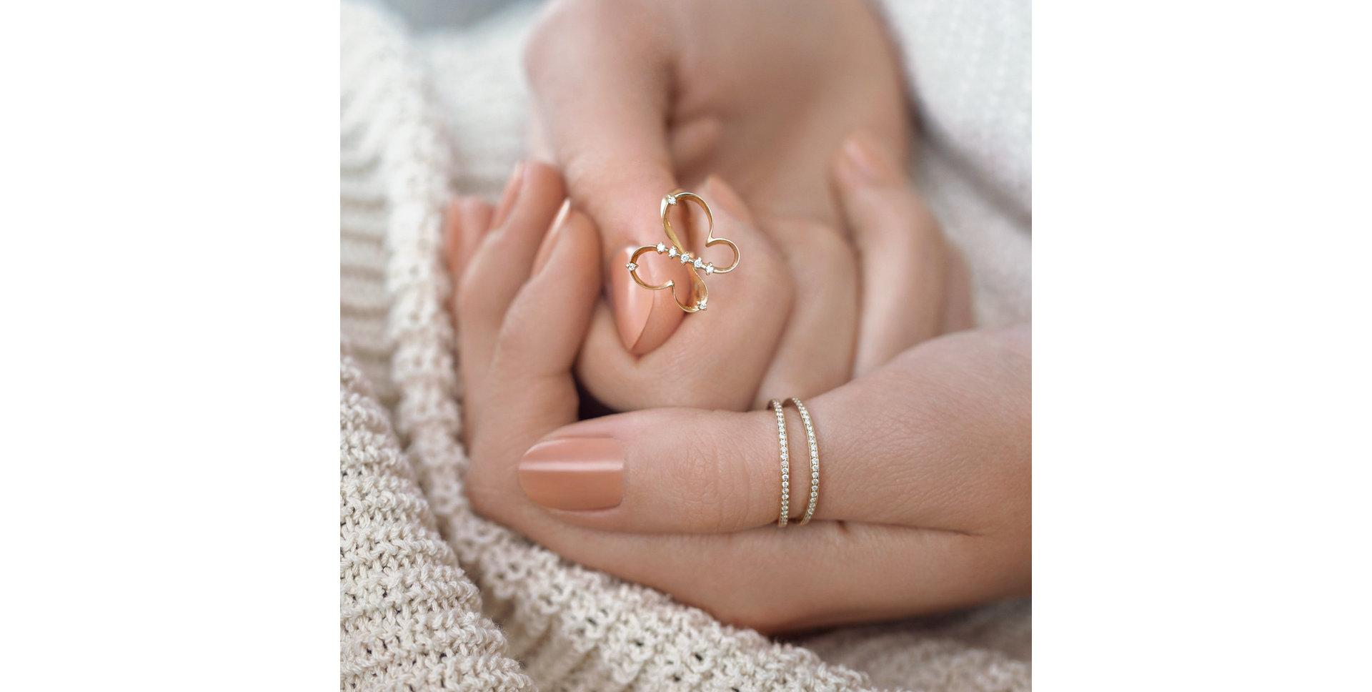 Diamond ring Double Beauty