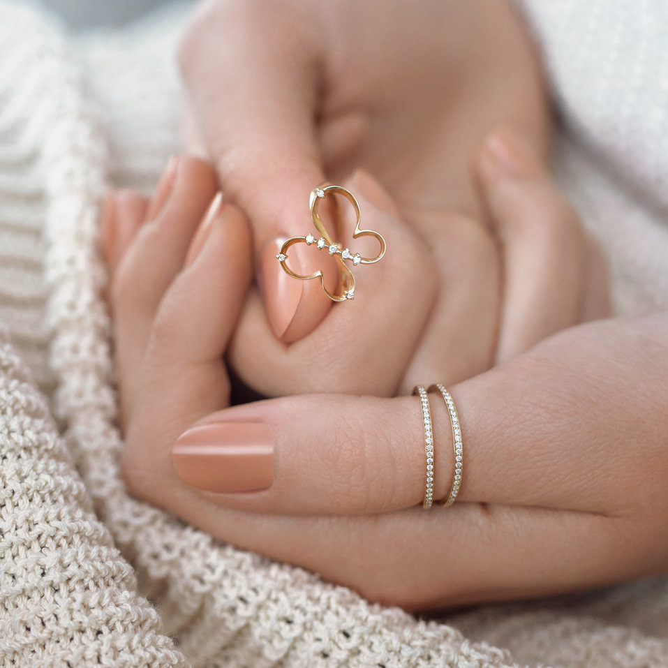 Diamond ring Double Beauty