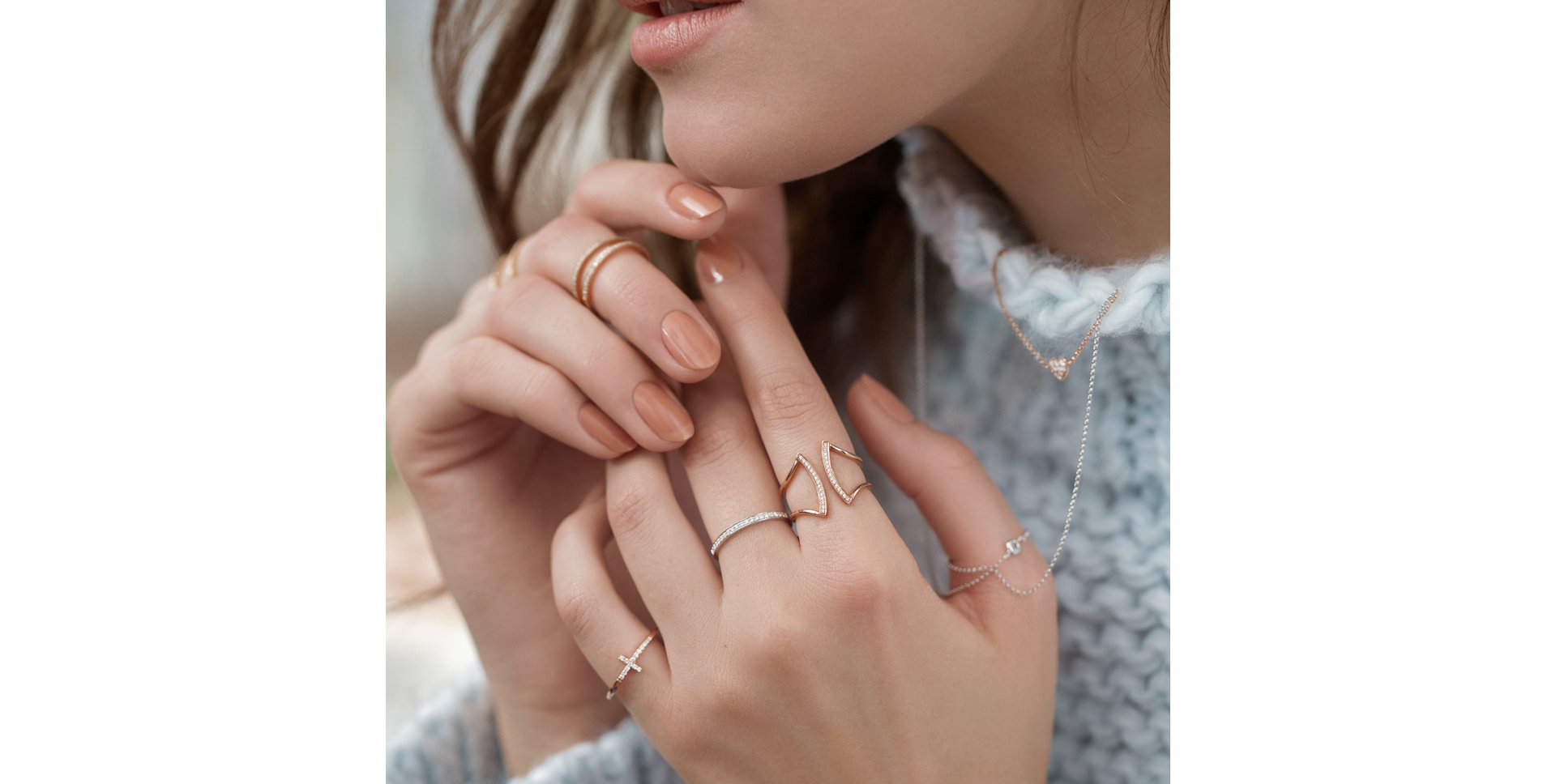 Diamond ring Double Beauty