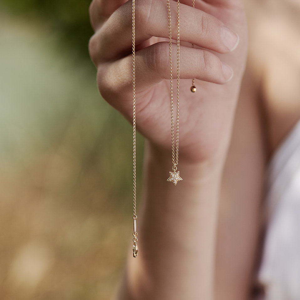 Diamond necklace Waterfall Heaven