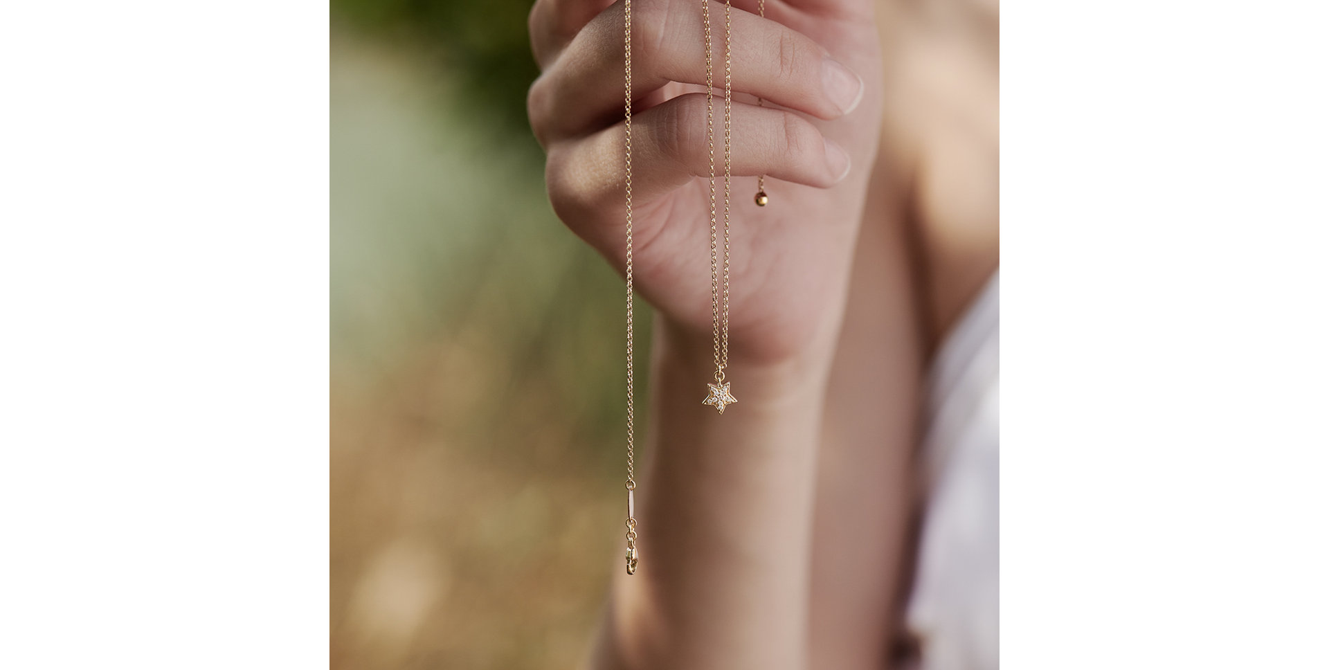 Diamond necklace Waterfall Heaven