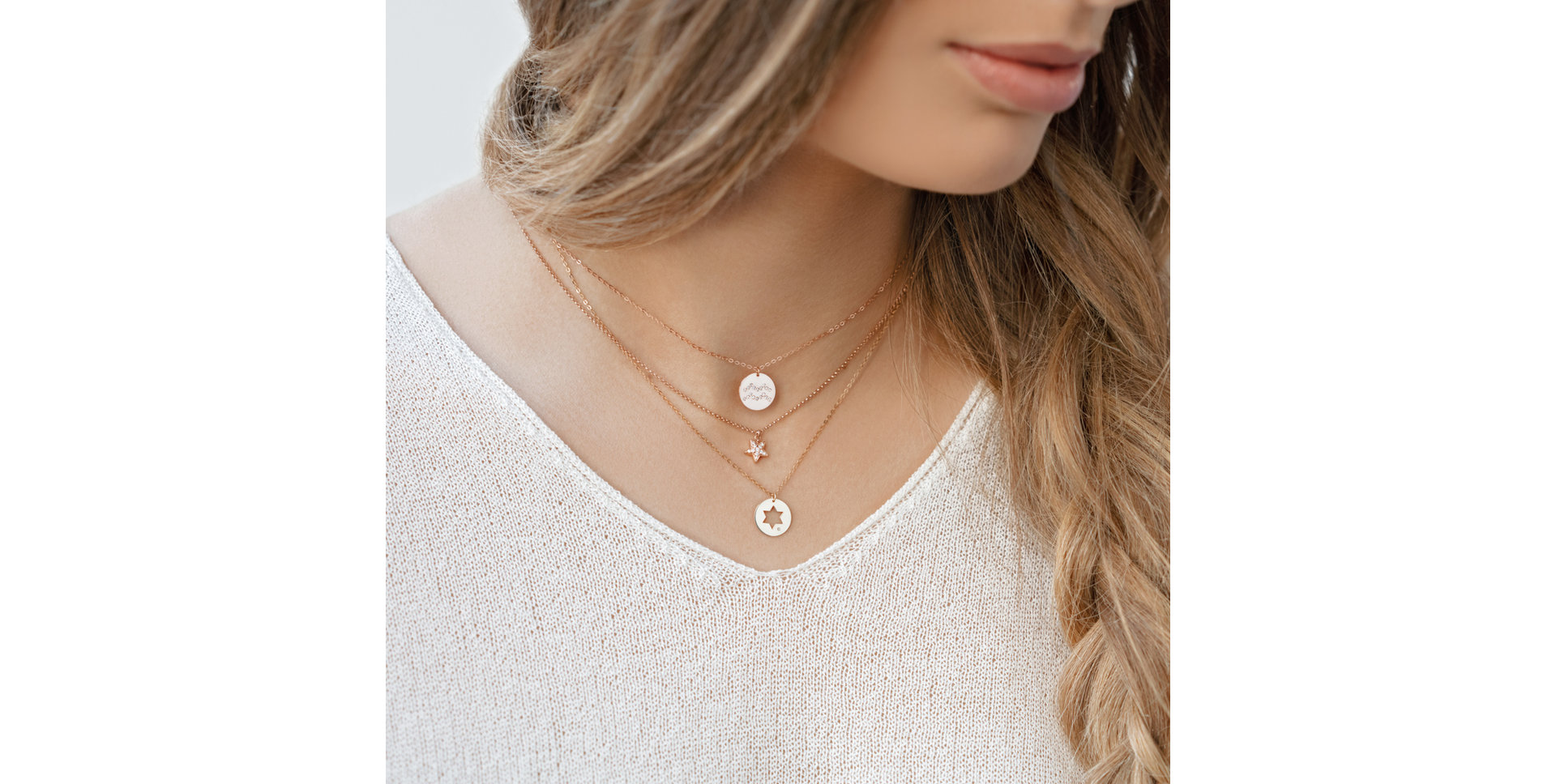 Diamond necklace Waterfall Heaven