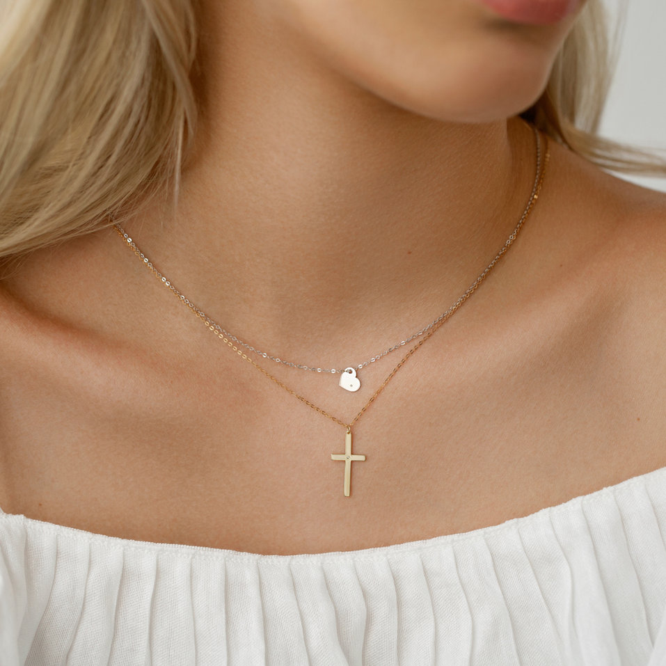 Diamond necklace Promise Love