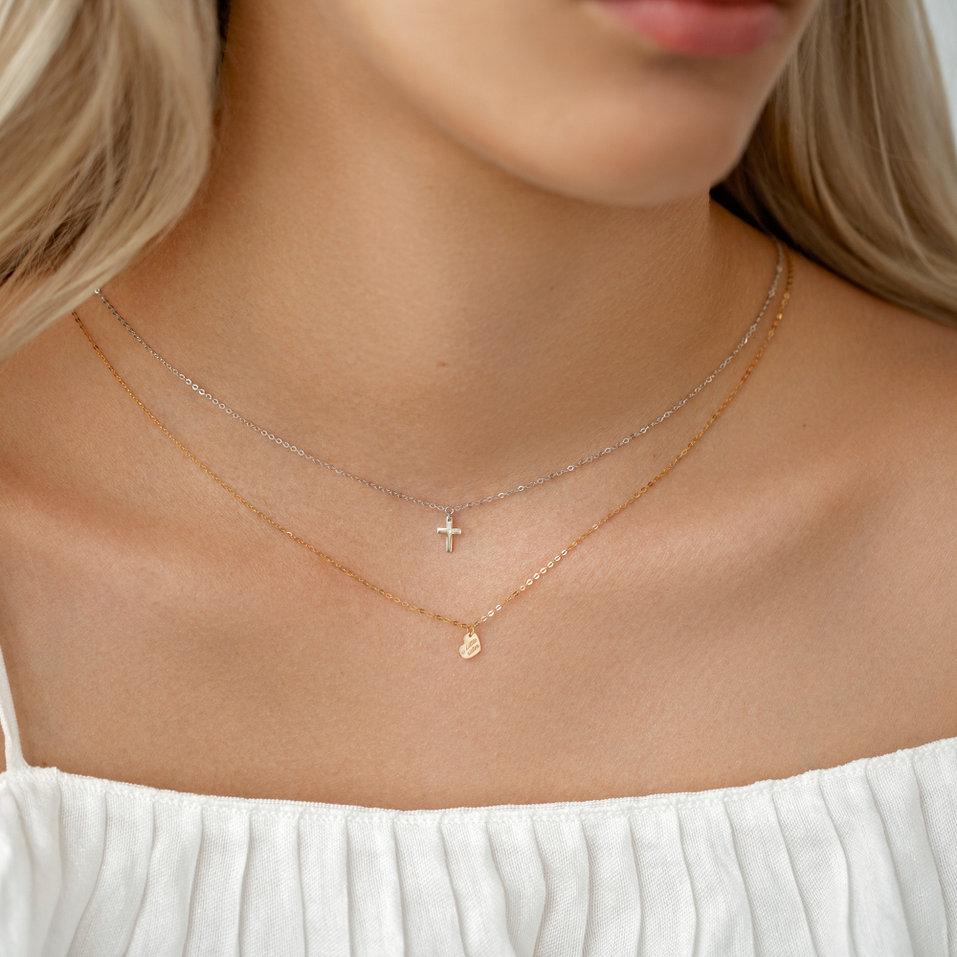 Diamond necklace Believe