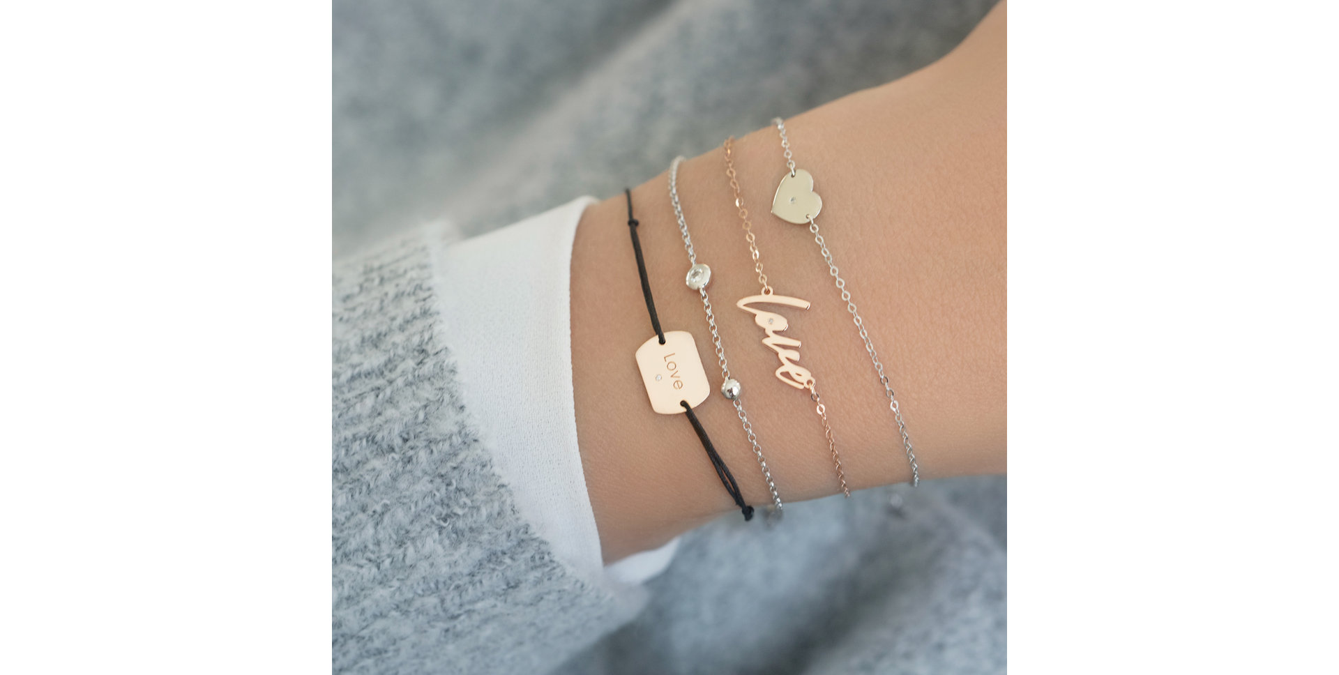 Diamond bracelet My Heart