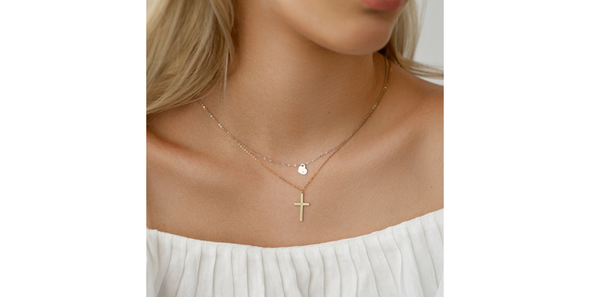 Diamond necklace Promise Love