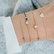 Diamond bracelet with cord Love Message7