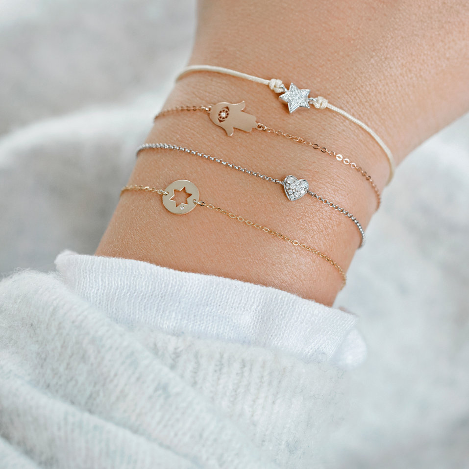 Diamond bracelet Star Message