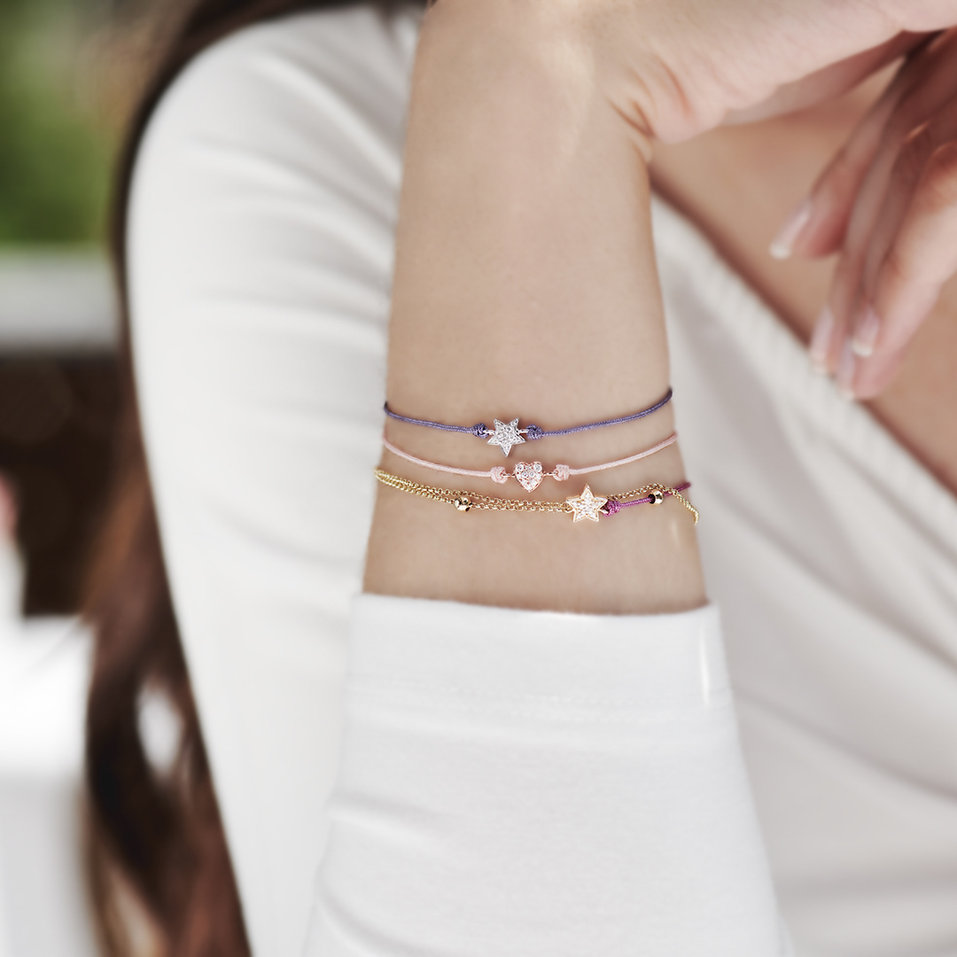 Diamond bracelet Star Message