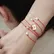 Diamond bracelet with cord Be a Star5