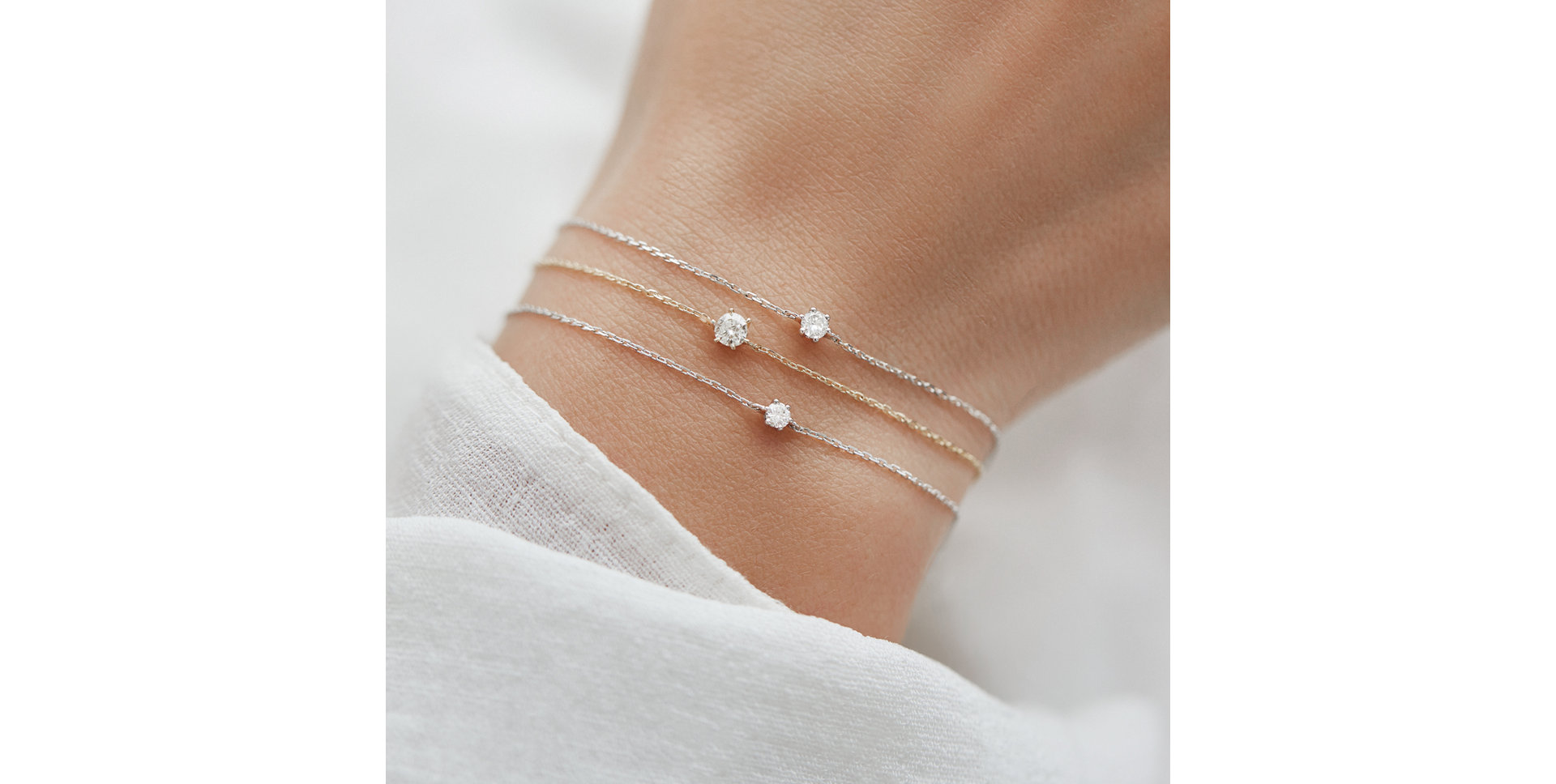 Diamond bracelet Essential Shine