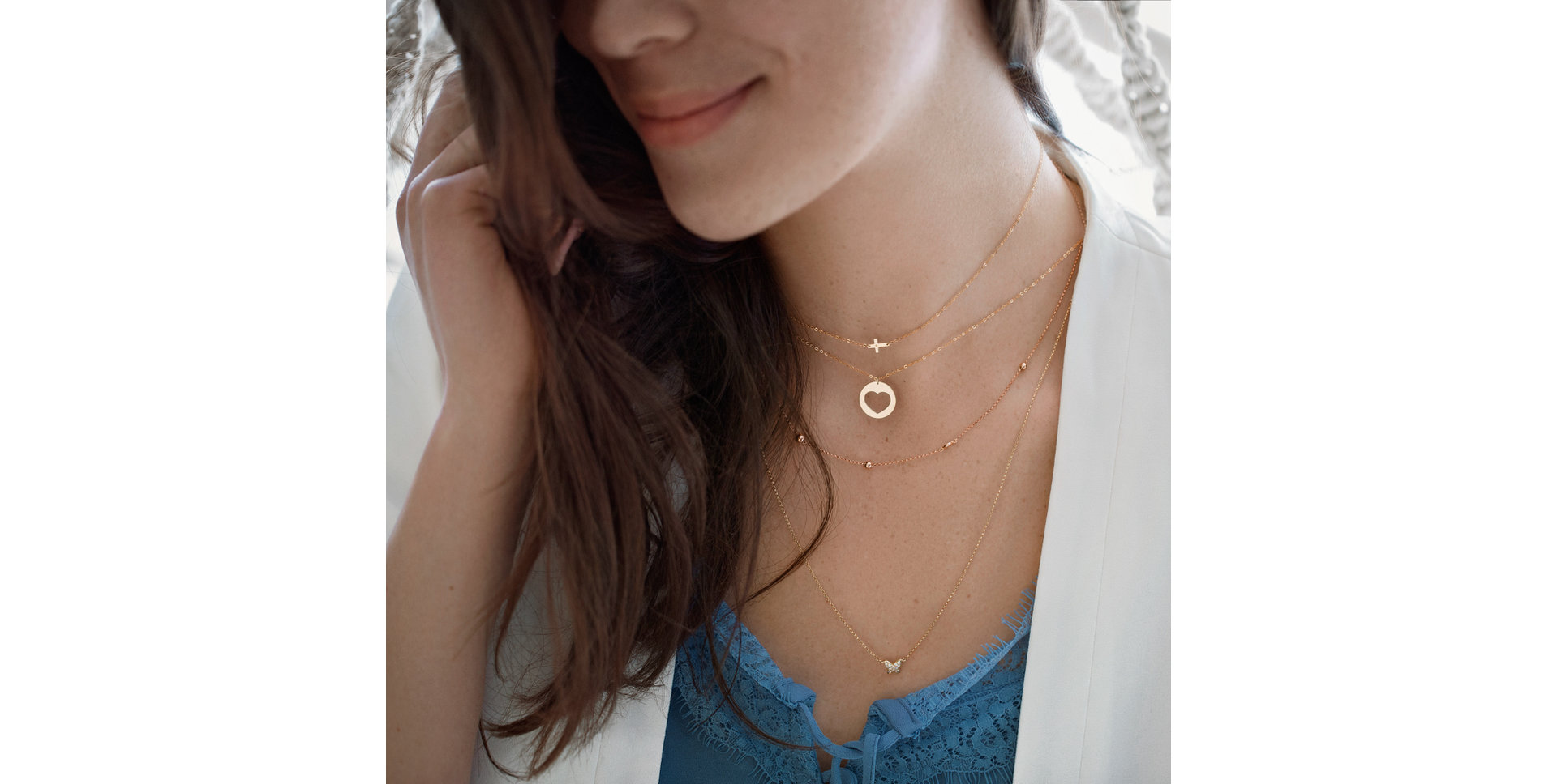 Diamond necklace Signature Heart