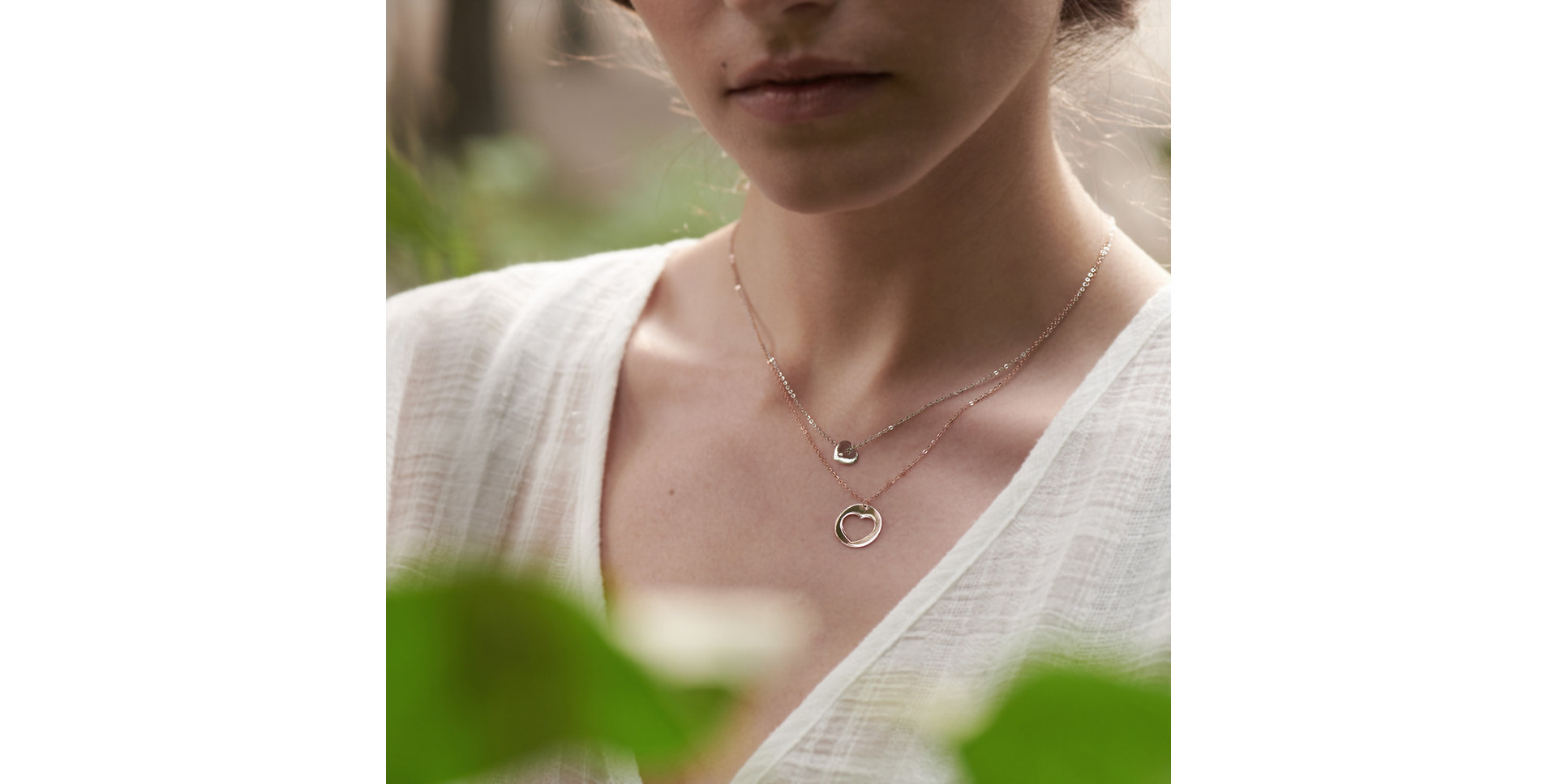 Diamond necklace Signature Heart