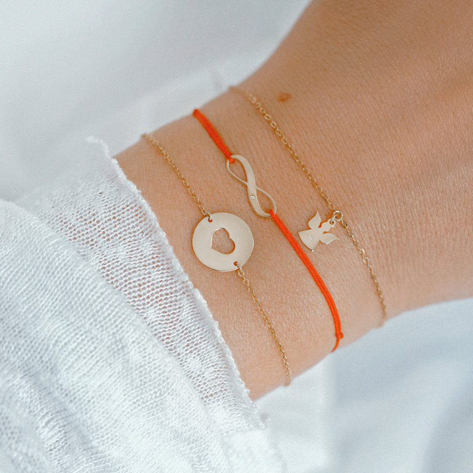 Diamond bracelet Signature Heart