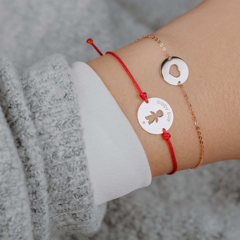 Diamond bracelet Signature Heart