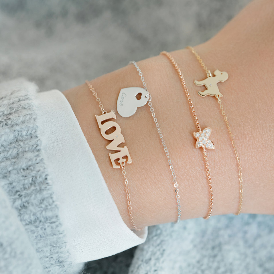 Diamond bracelet Passion Heart