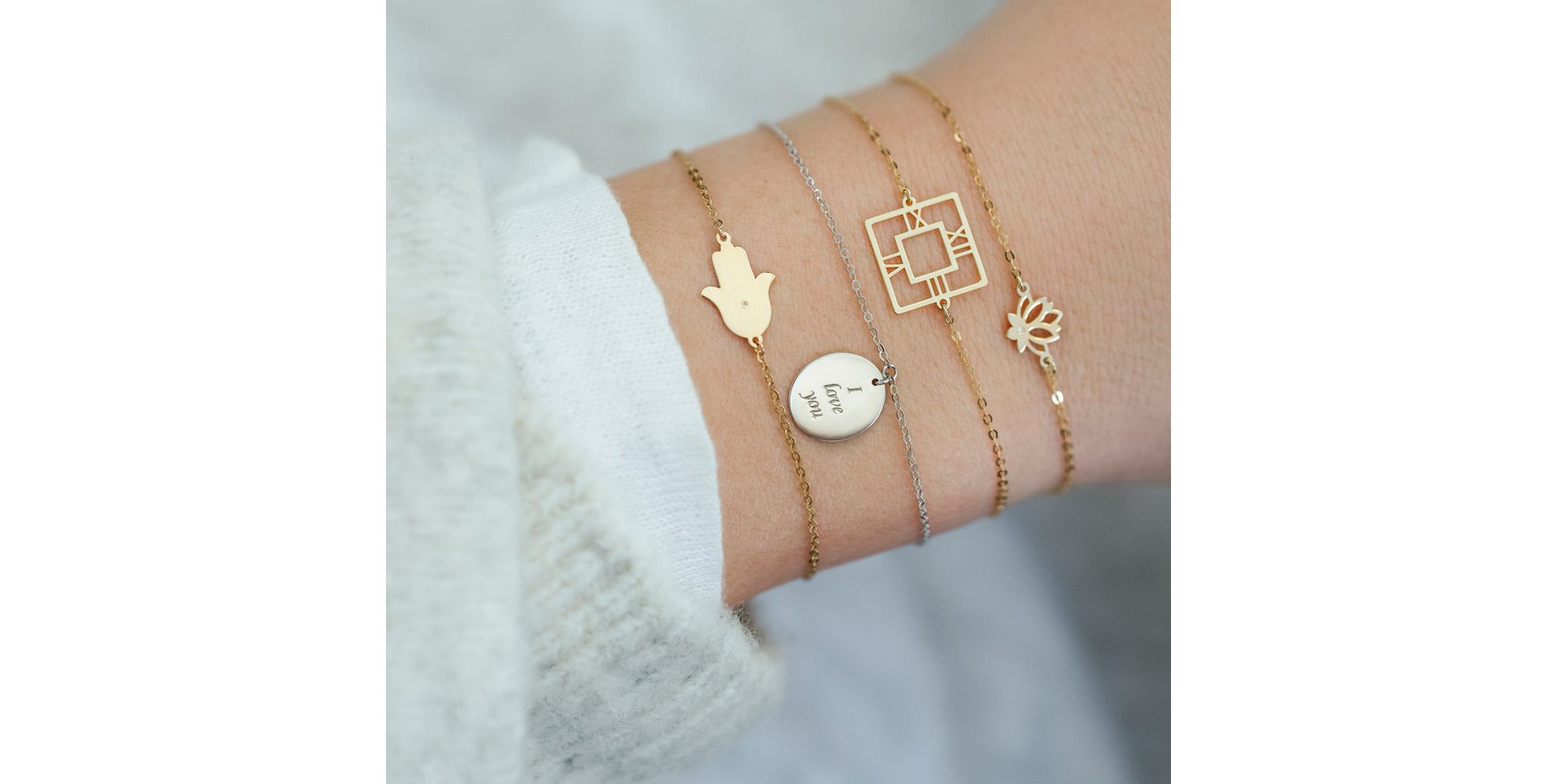 Diamond bracelet Amour Touch