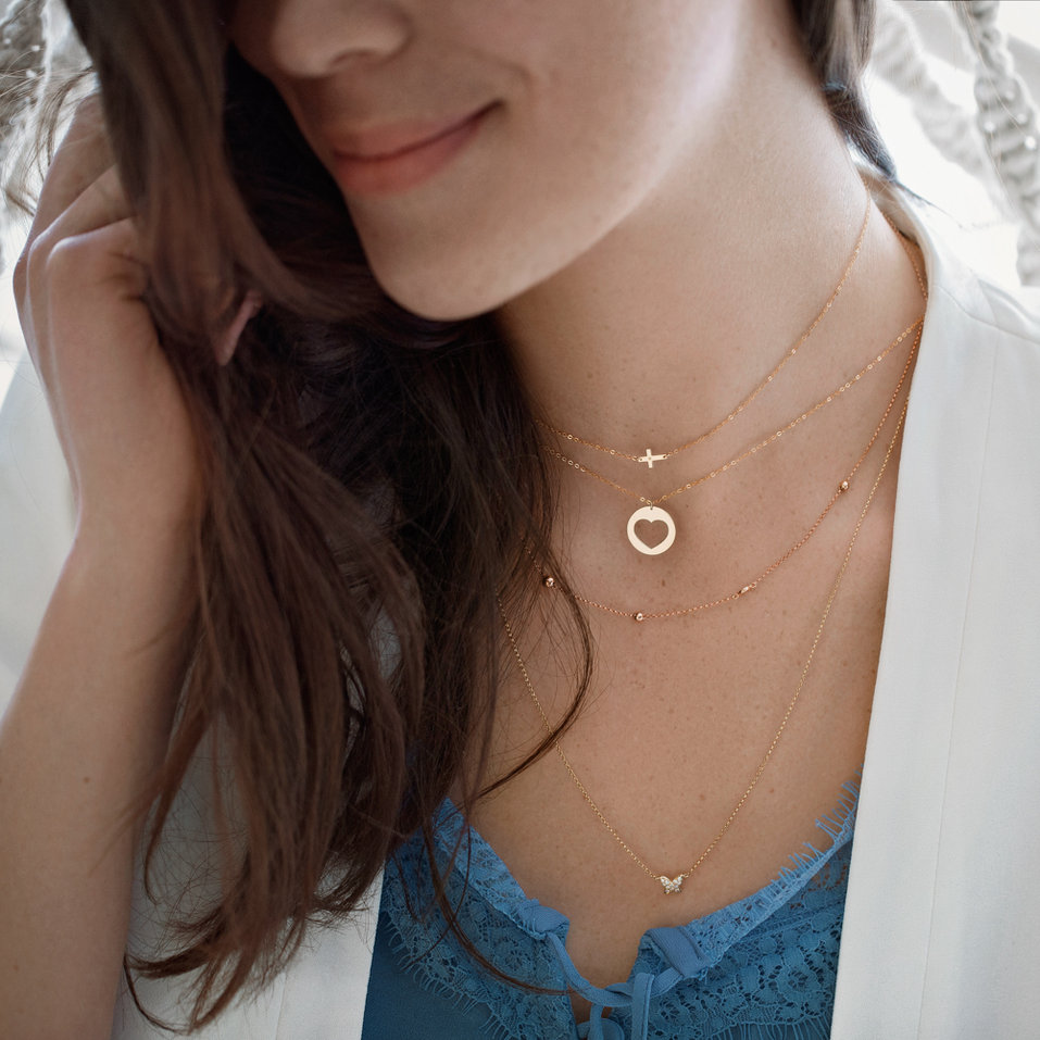 Diamond necklace Signature Heart