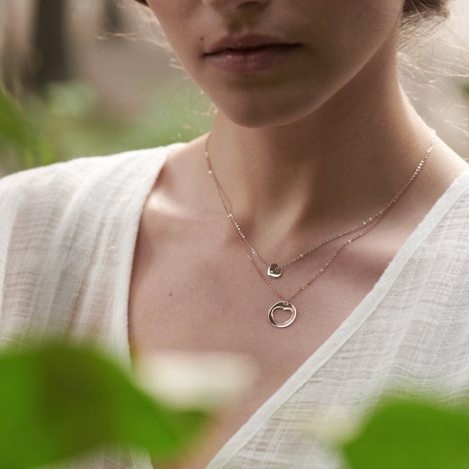 Diamond necklace Signature Heart