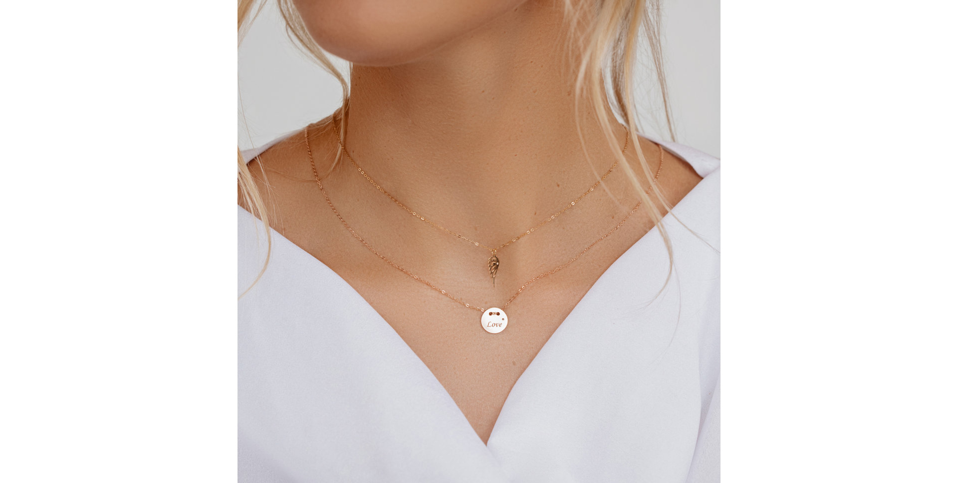 Diamond necklace Love Splendor