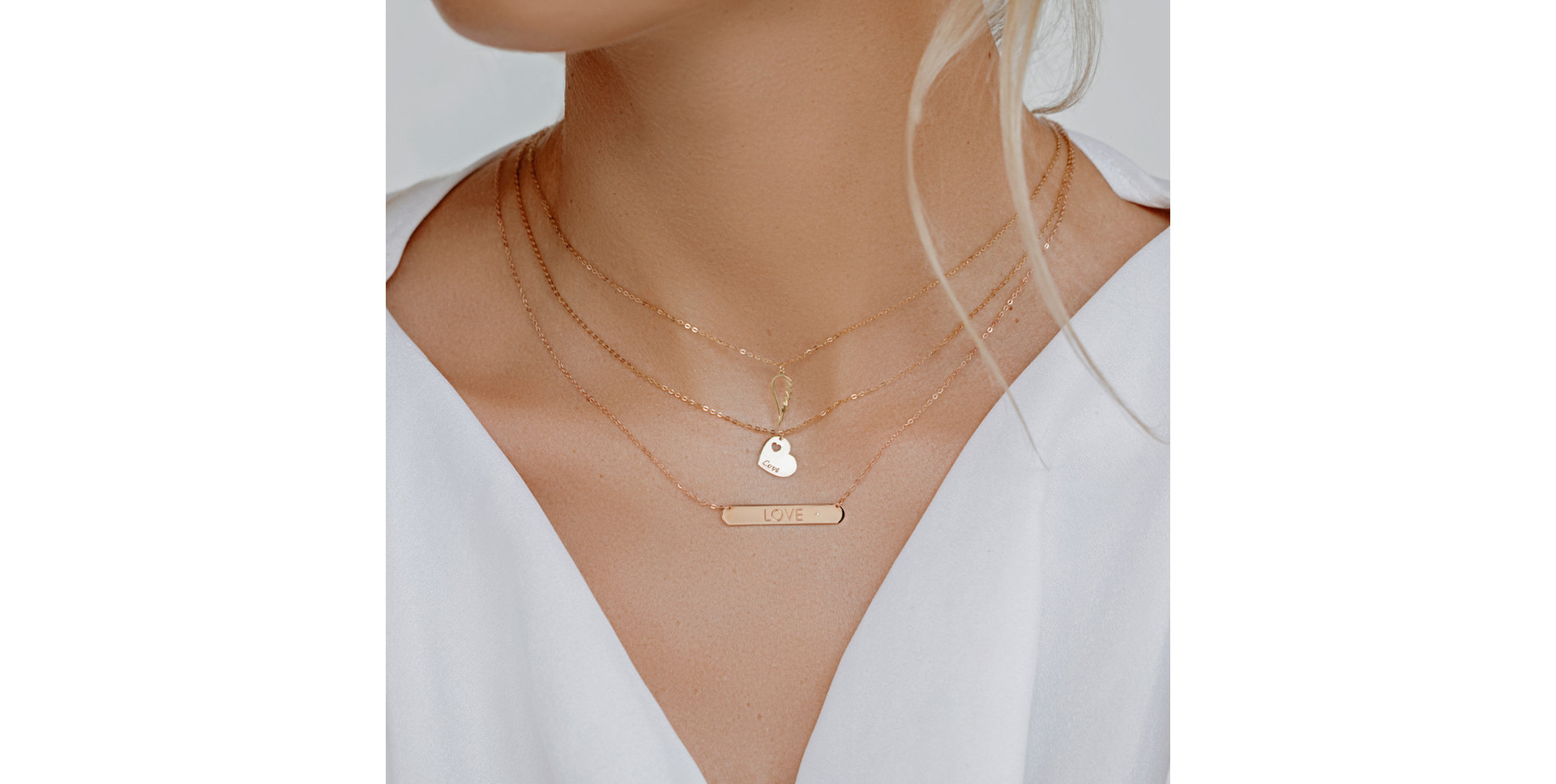 Diamond necklace Passion Heart