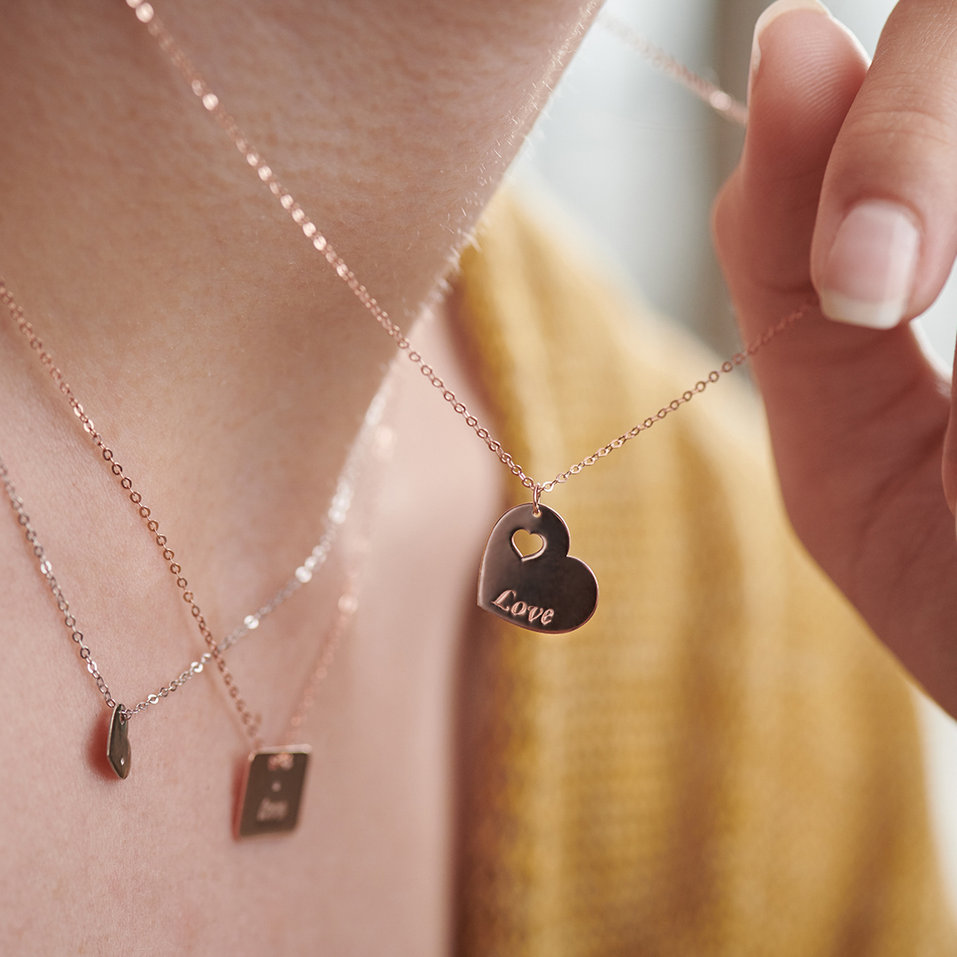 Diamond necklace Passion Heart